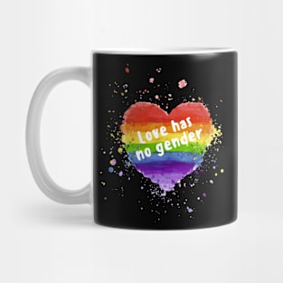 LGBT Rainbow Pride - Love Has No Gender Mug